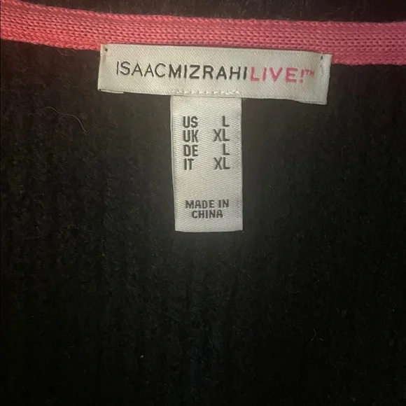 NWOT Isaac Mizrahi Live! Women's Jacket Mixed Media Faux-Fur Vest Black - Picture 7 of 9